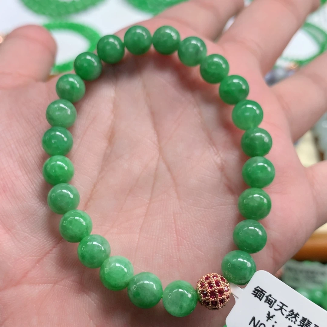 翡翠未镶嵌手链翡翠