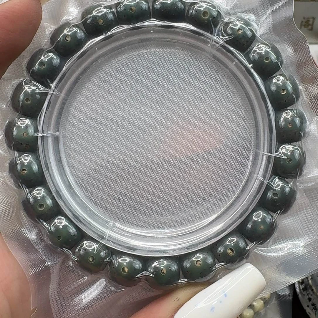 星月菩提手串26爱谁谁绿星月菩提10桶单圈