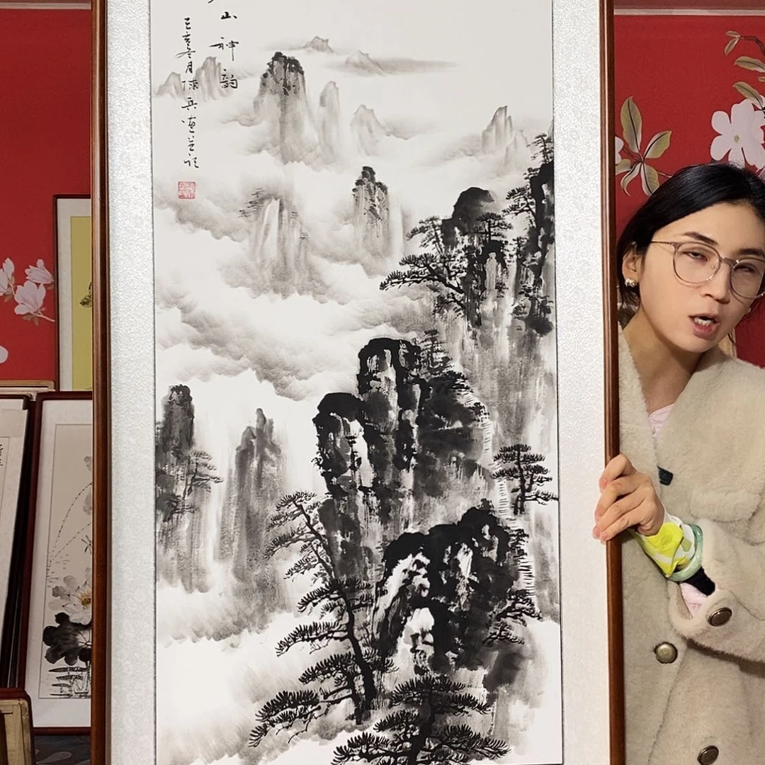 国画手写手绘62✖️123国画作品