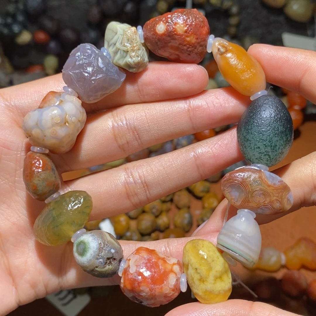 玛瑙/玉髓未镶嵌珠宝半成品