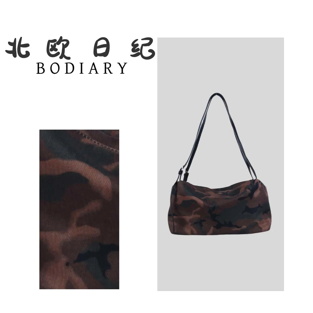 北欧日纪6132-休闲小众百搭便携单肩女士包包