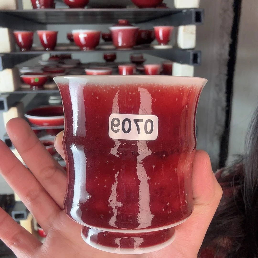 瓷片景德镇郎红陶瓷