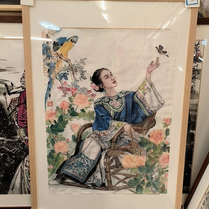 国画3.2平尺人物画作精品