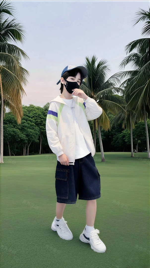 男童夏季夏装防晒衣外套2025新款薄款中大童夏季防晒服夏款潮