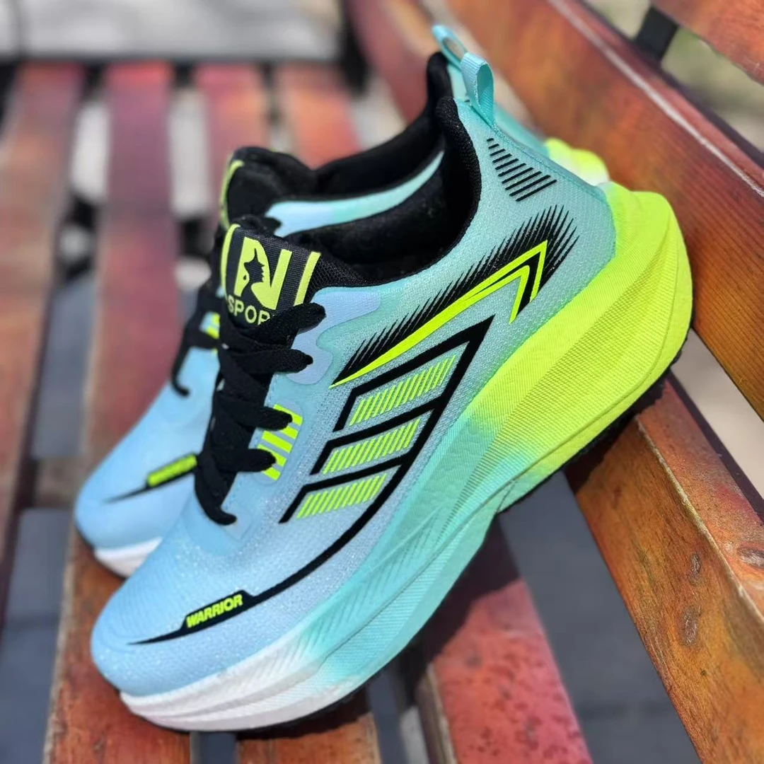 增高跑步鞋舒适女减震中性碳板休闲轻便男透气跑鞋鞋子夏季时尚