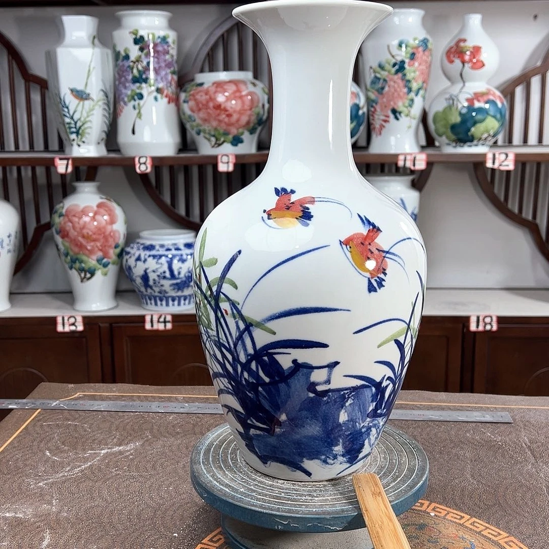 摆件景德镇陶瓷棒玉