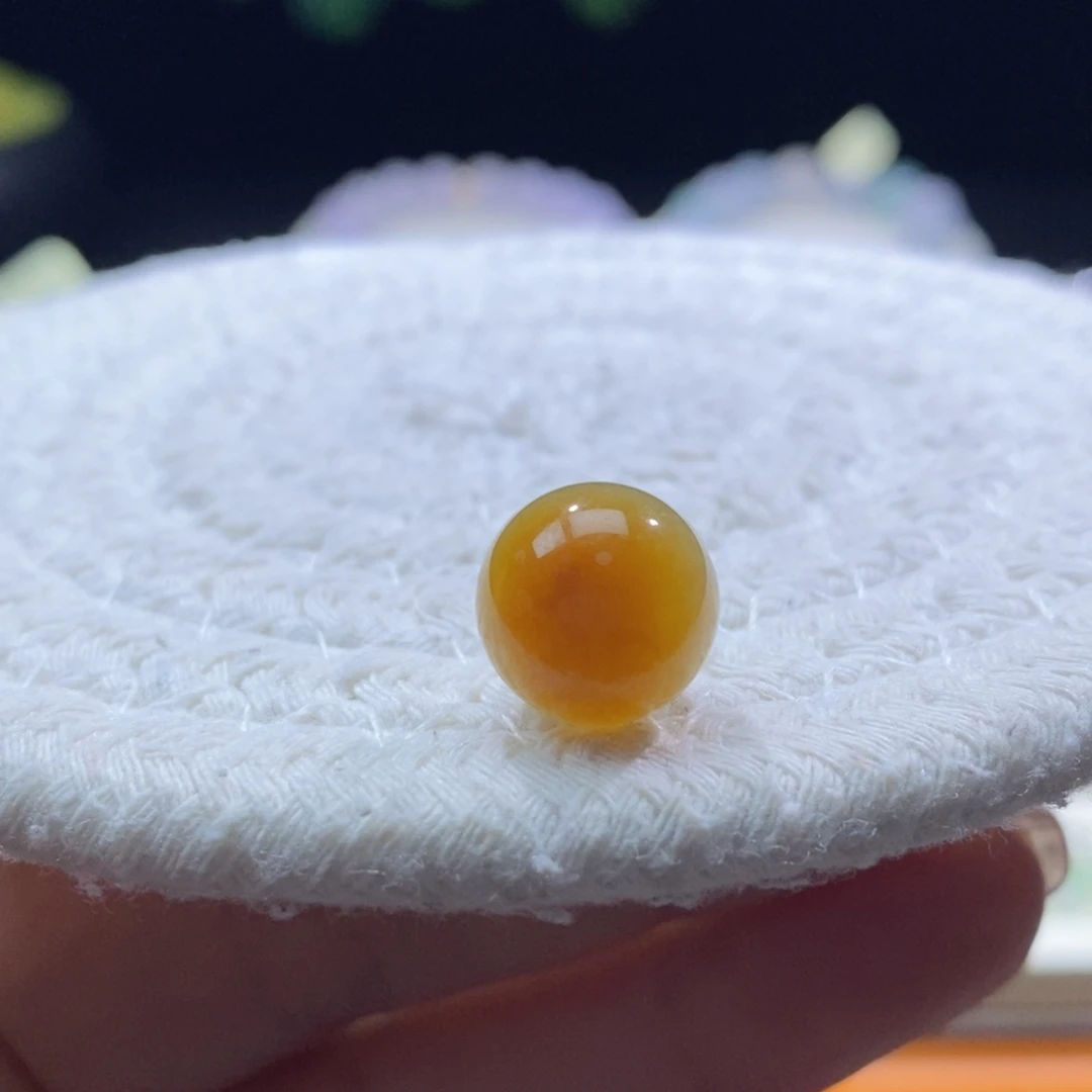 翡翠未镶嵌颈饰冰黄卡12.2mm