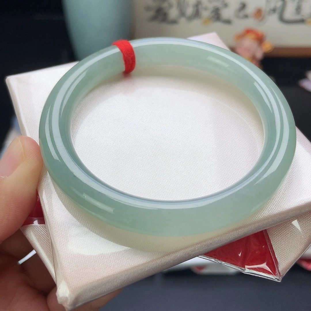翡翠未镶嵌手镯23号