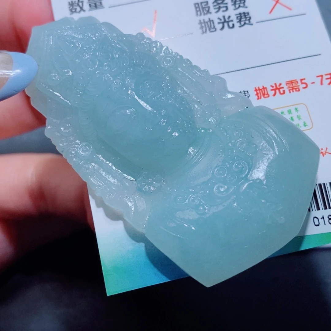 定制翡翠未镶嵌定制毛货翡翠挂件