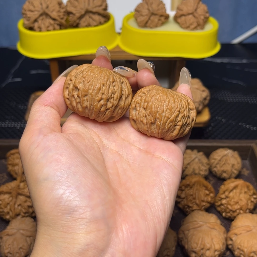 吊坠文玩核桃铁锤41全白茬