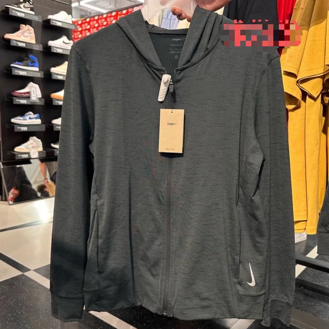 Nike/耐克Yoga Dri-FIT男士宽松休闲连帽外套CZ2218-010