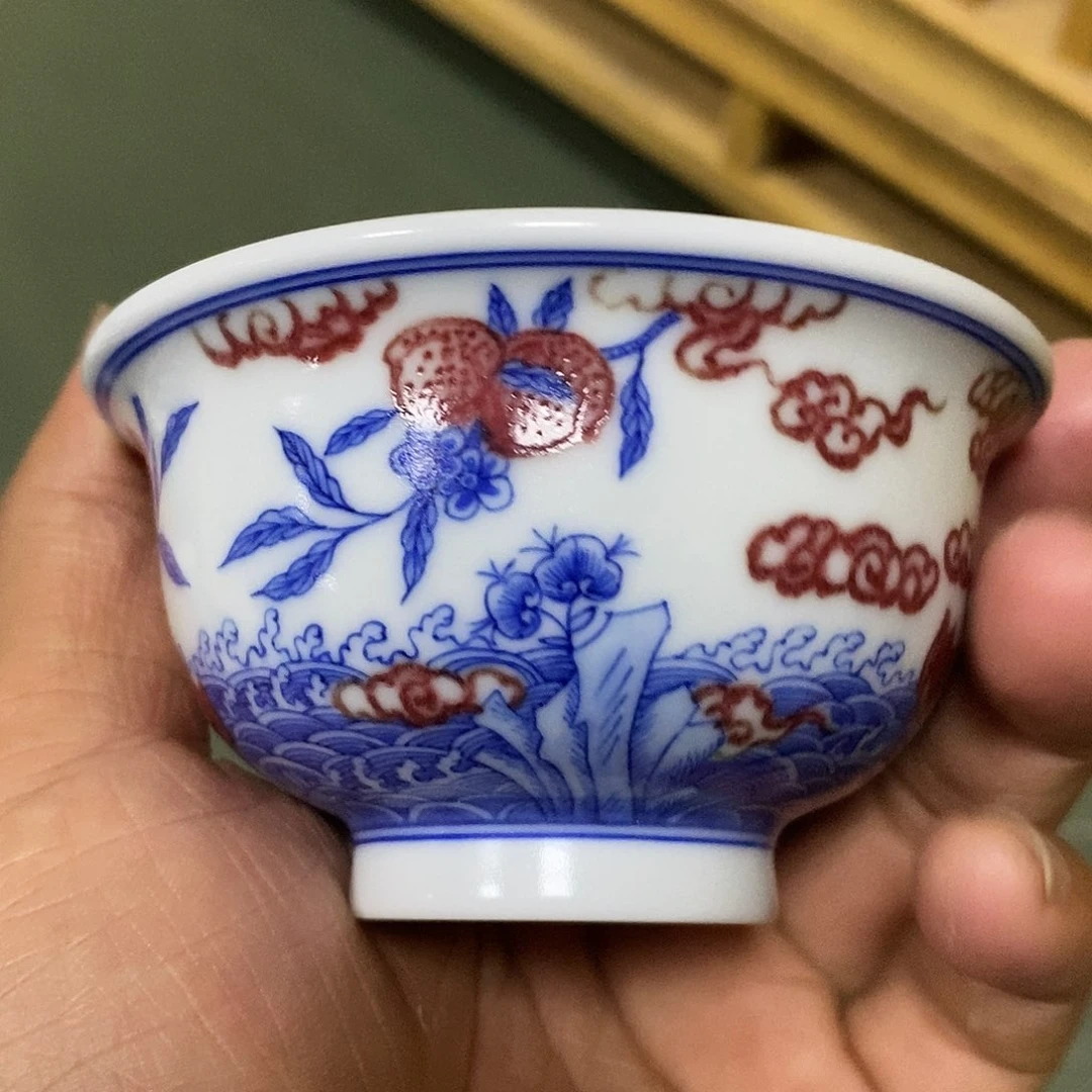 杯萌***鱼景德镇高温还原陶瓷