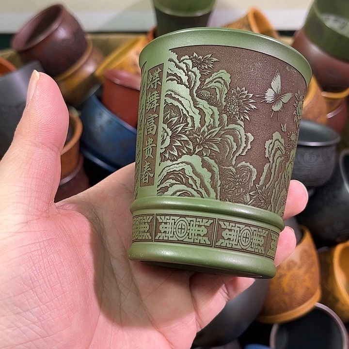 茶杯紫砂全手工紫砂主人杯