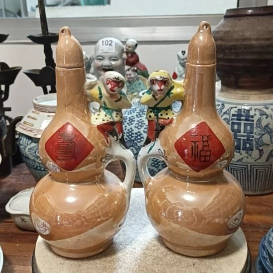 瓷片粉彩陶瓷摆件粉彩陶瓷摆件粉彩陶瓷