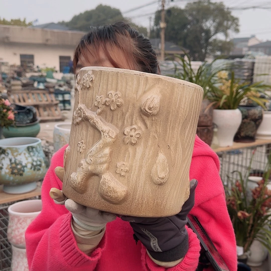 王嫂花盆1208-313高20口20