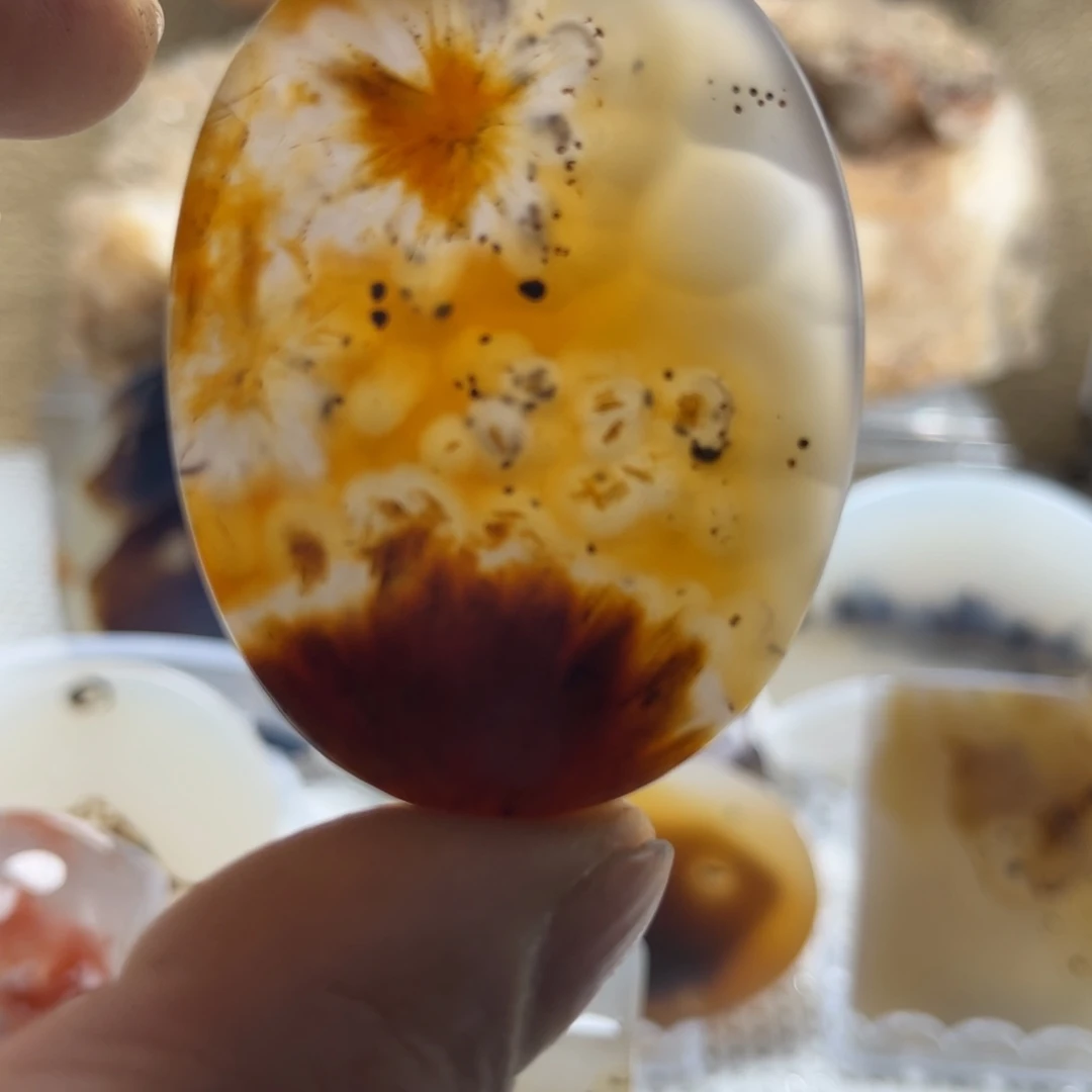 玛瑙/玉髓未镶嵌吊坠(不含链)