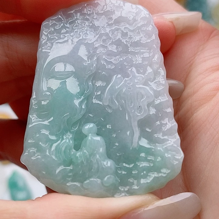 翡翠未镶嵌颈饰翡翠
