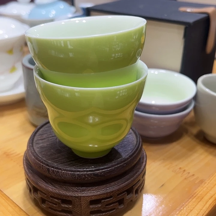 2只微瑕茶具茶具茶具茶具