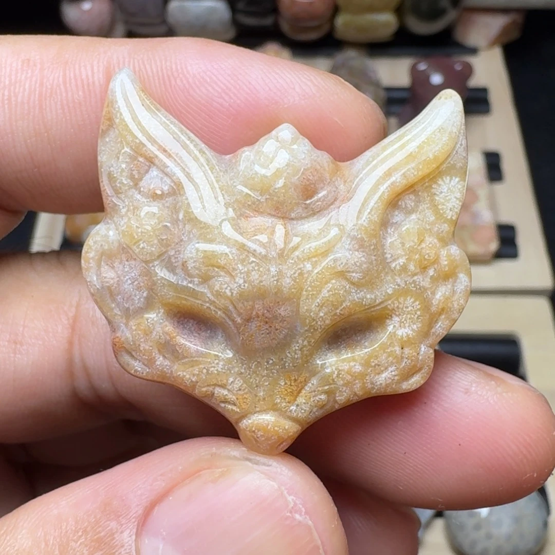 硅化玉未镶嵌纯天然色有机玉石保真色