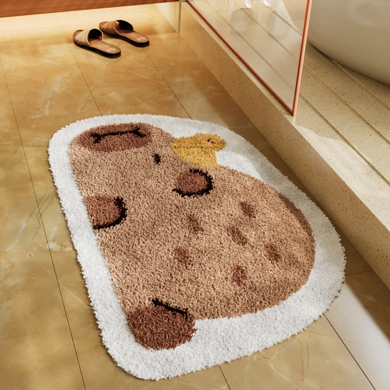 厕所门口超强吸水垫卫生间地垫洗澡间门垫防滑垫耐脏脚垫浴室地毯