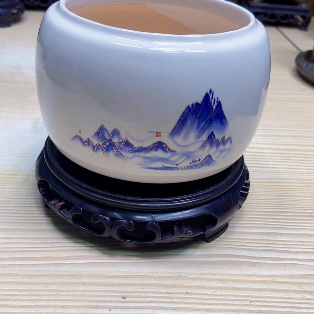 瓷片陶瓷花盆陶瓷艺术