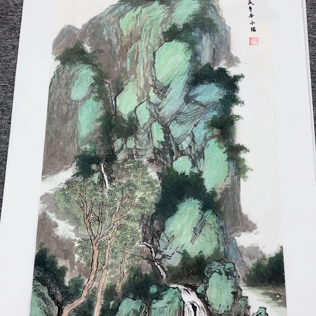 国画绘画廖老师作品100.50