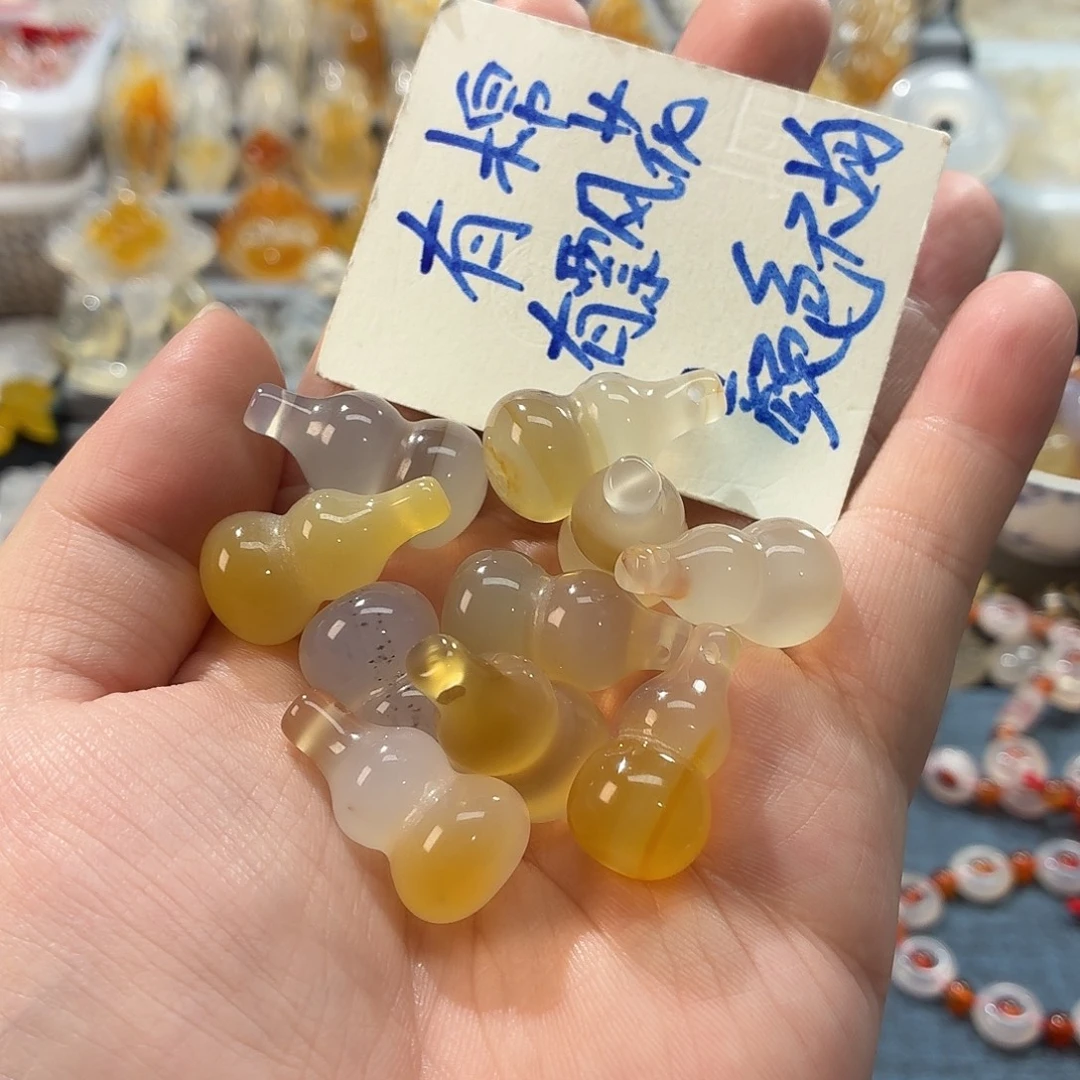 玛瑙/玉髓未镶嵌吊坠(不含链)