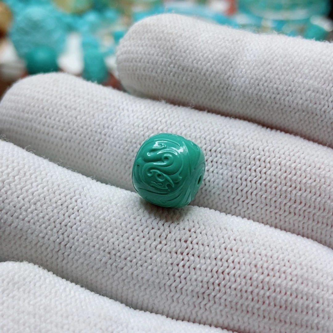 绿松石未镶嵌珠子