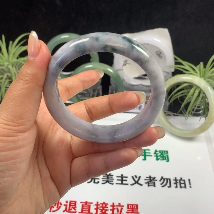 命***排翡翠未镶嵌手镯96