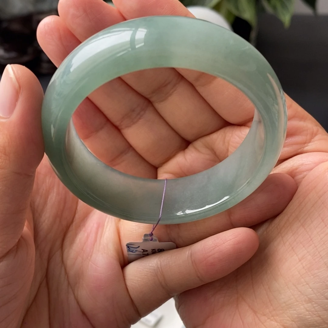 翡翠未镶嵌手镯天然