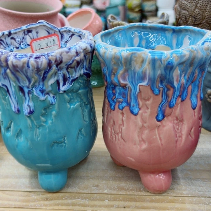 有孔，满10元发货多肉陶瓷花盆