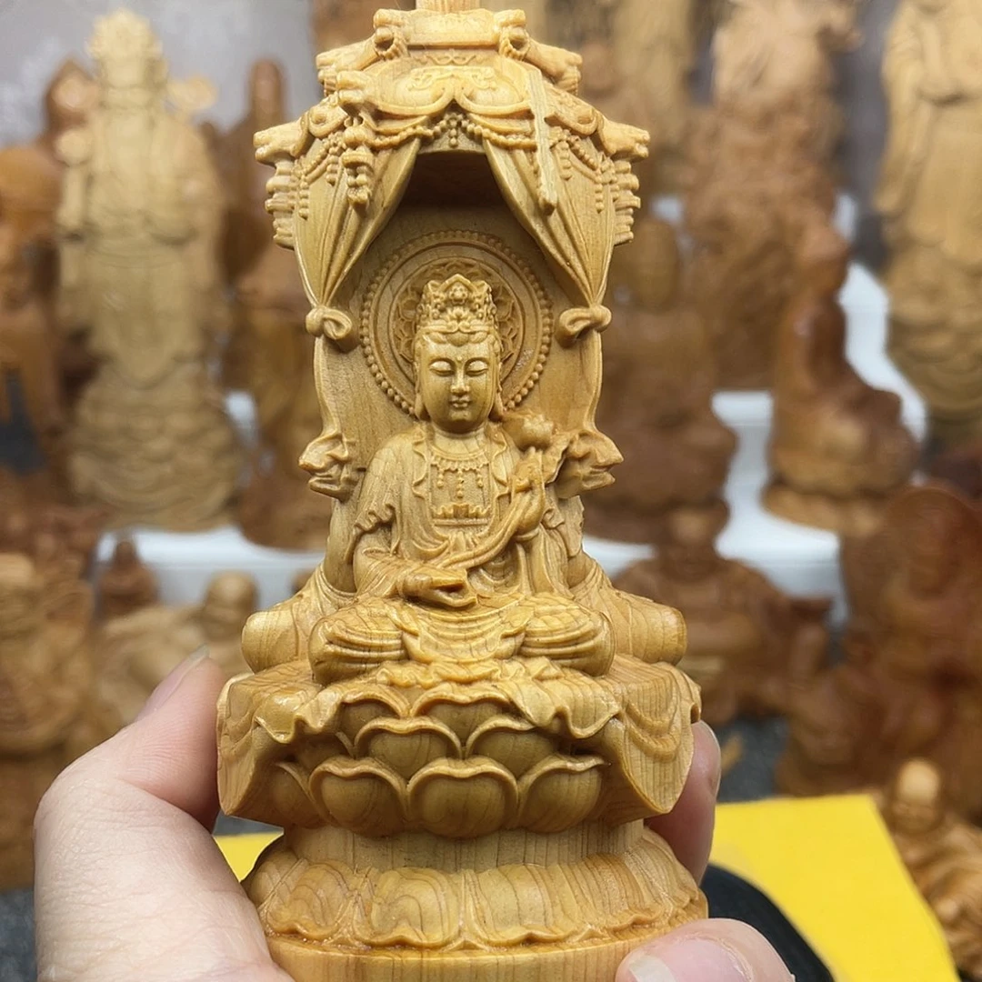 木崖柏摆件手把件