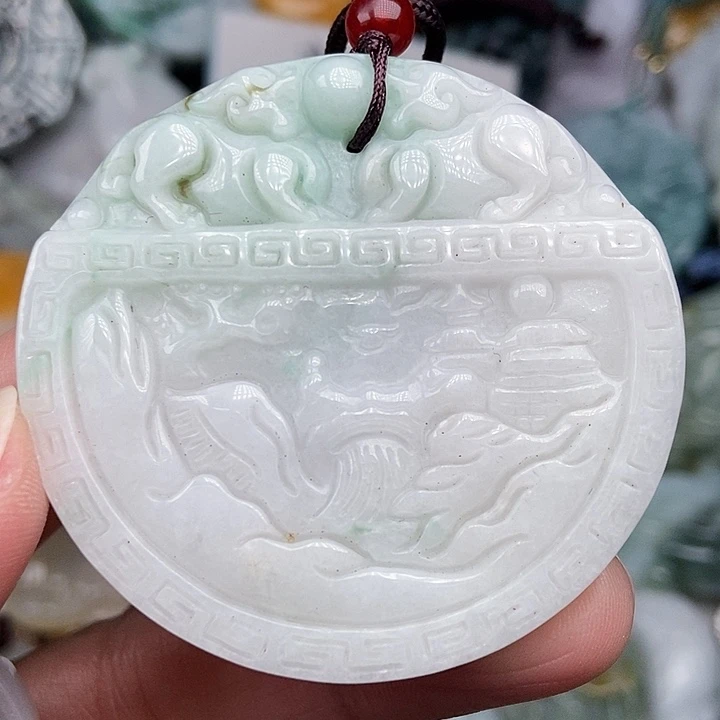 颈饰未镶嵌翡翠翡翠