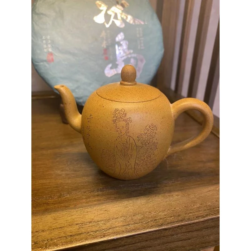 李卢春高温段泥国色天香美人肩（爽）壶