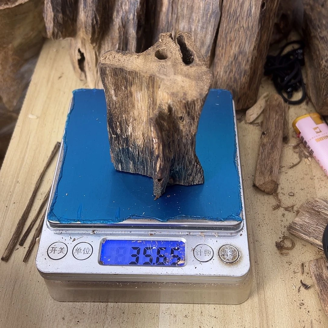 香料绿奇楠虫漏35克乌身