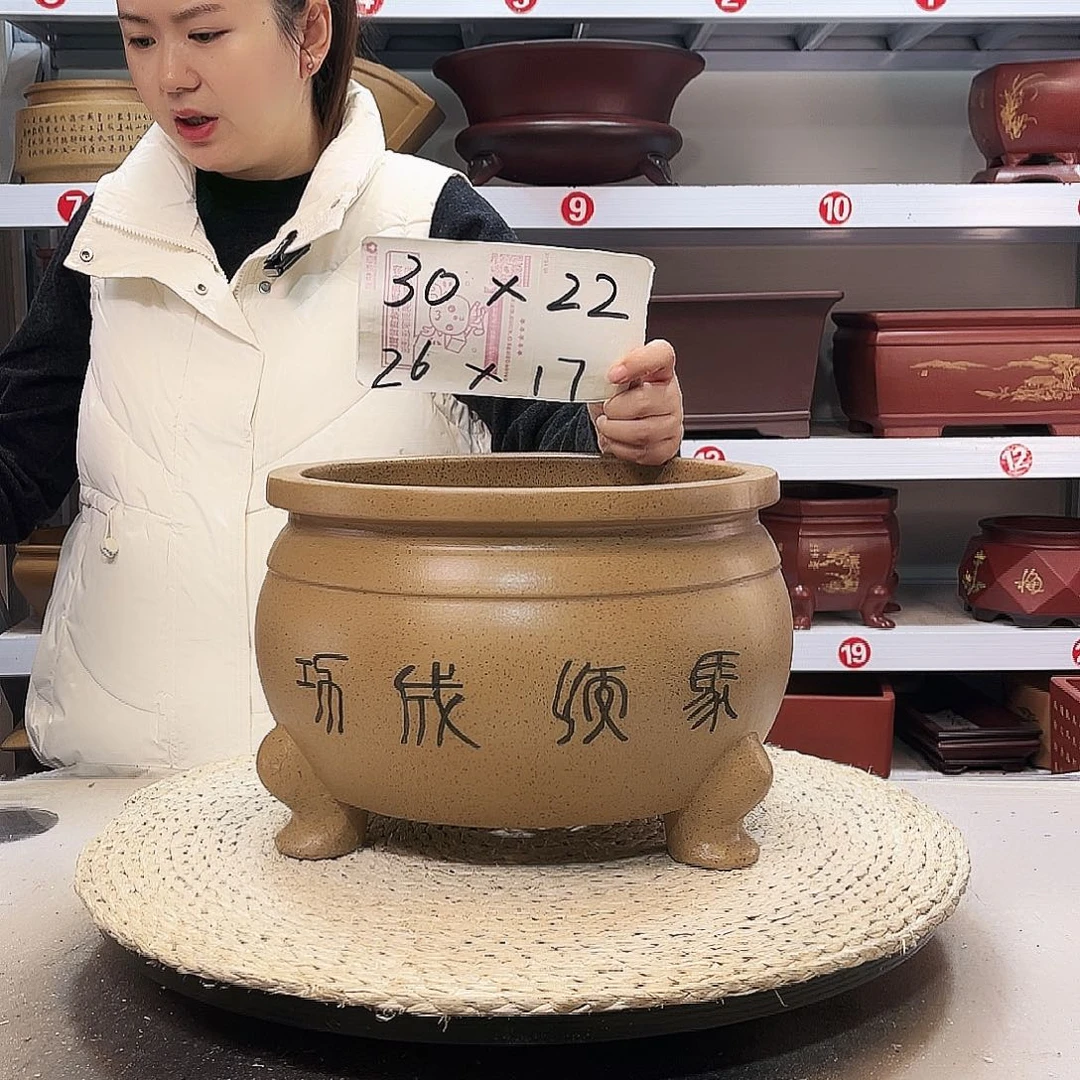 紫砂花盆紫砂花盆
