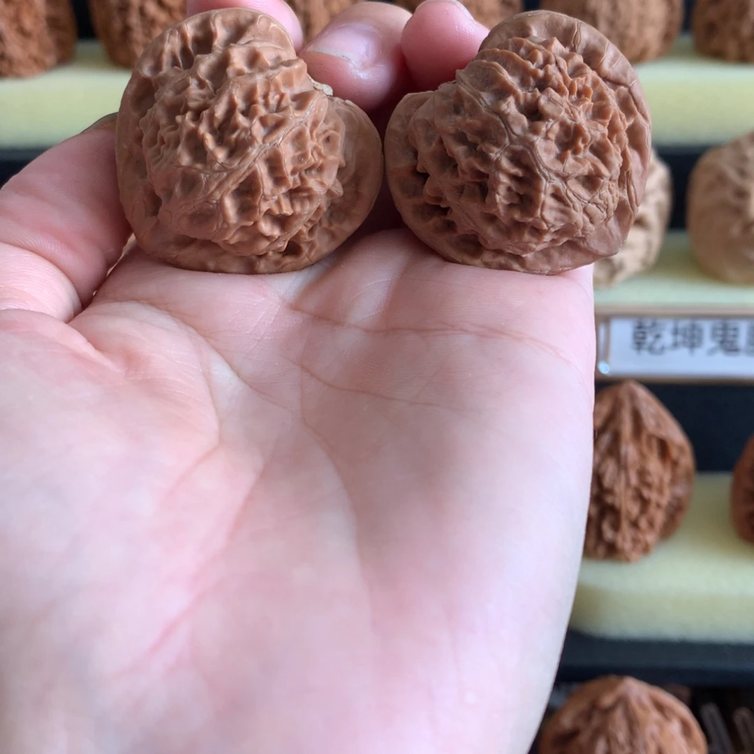 把件文玩核桃文玩核桃宫灯白茬36