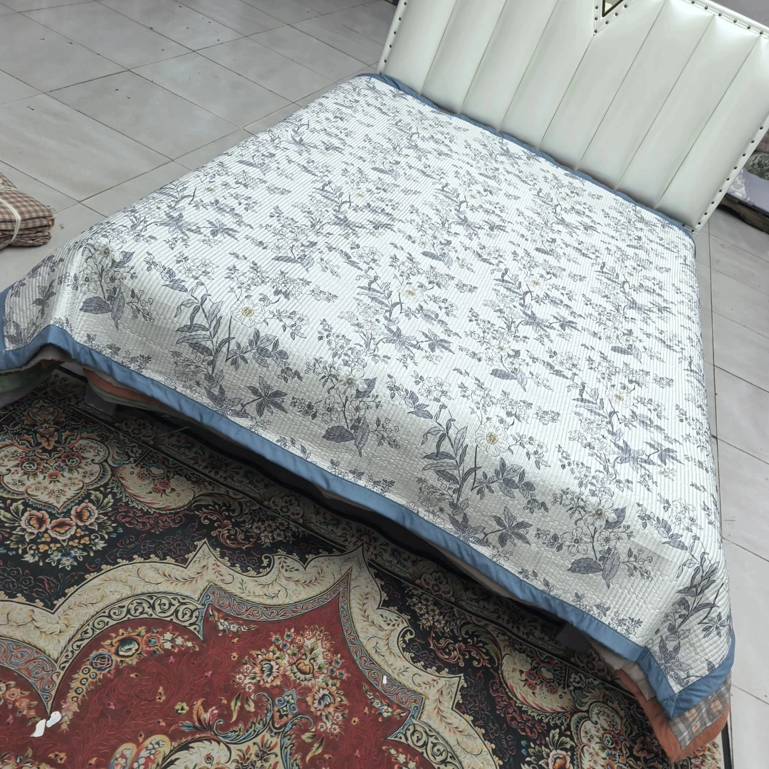 天丝凉席《白色玉兰花》2米✕2.3米