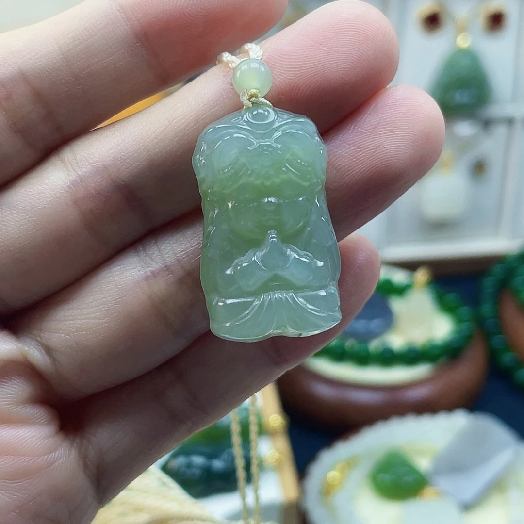 和田玉未镶嵌吊坠(不含链)