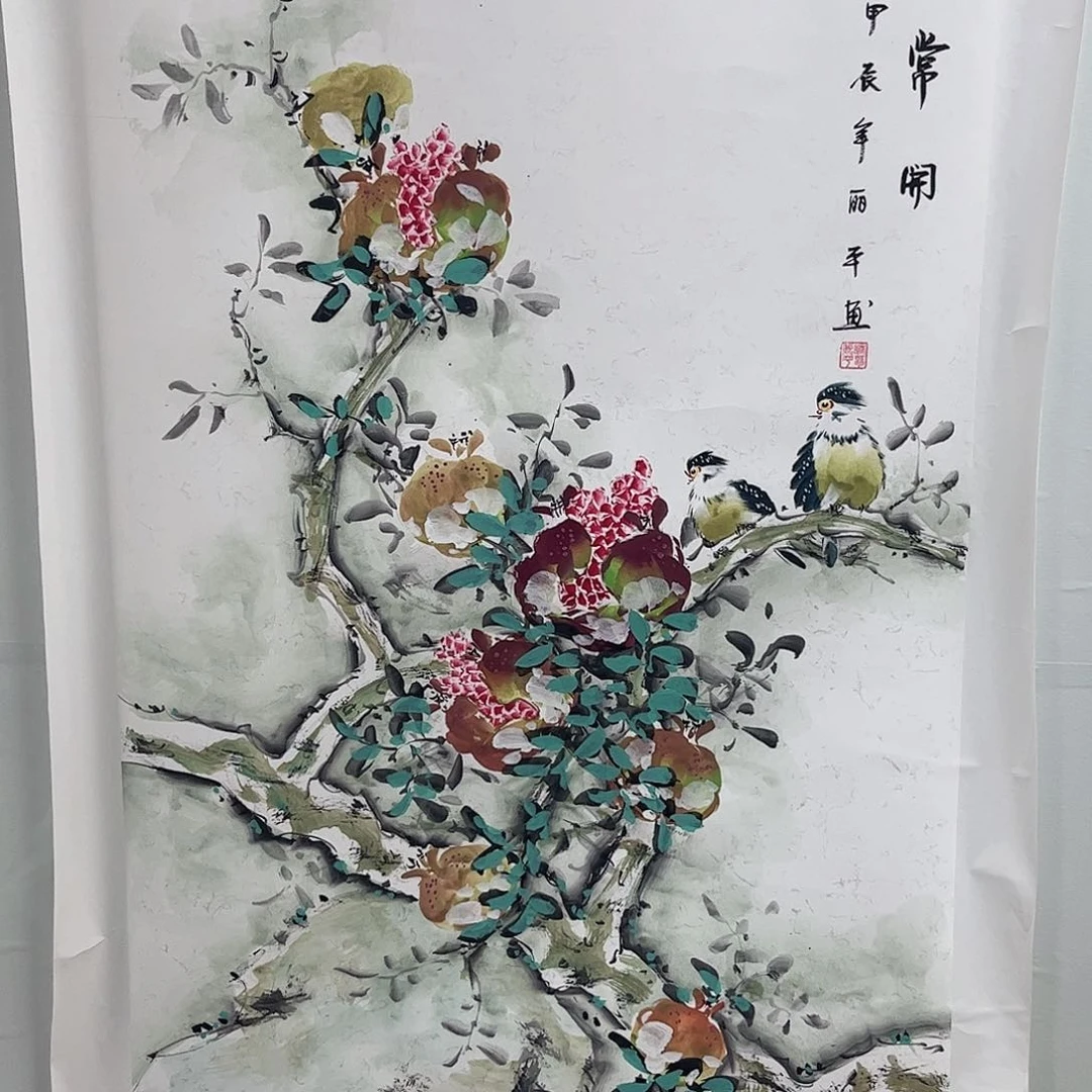 国画纯手绘国画宣纸作品