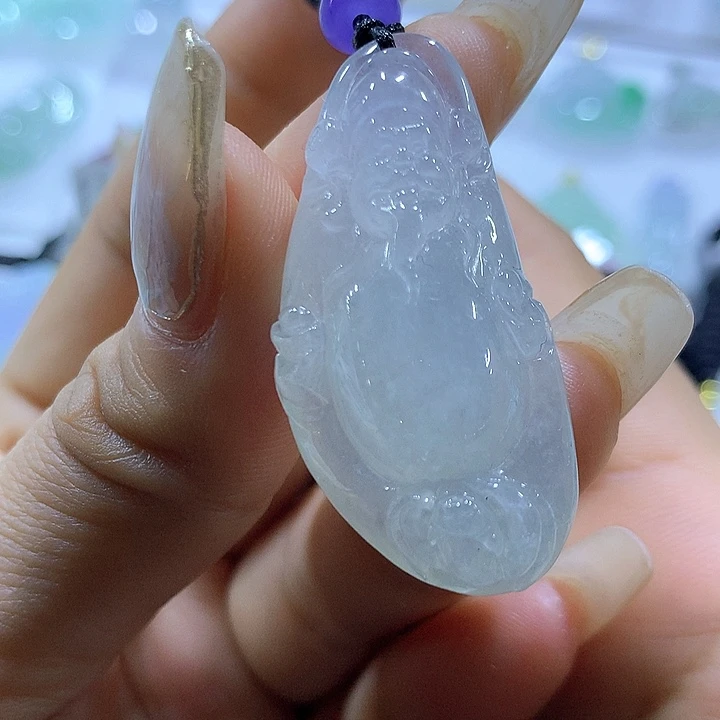 翡翠颈饰未镶嵌天然翡翠A货吊坠