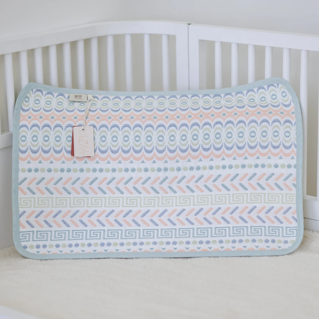 【雅赞儿童枕巾】纯棉六层纱布吸汗透气亲肤A类