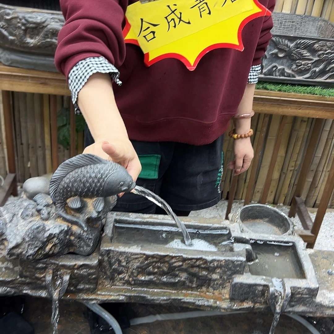 花盆流水花盆摆件