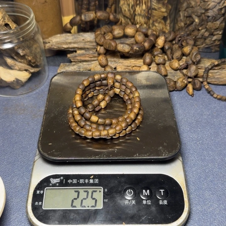 木香****^海南白棋桶珠多圈22克