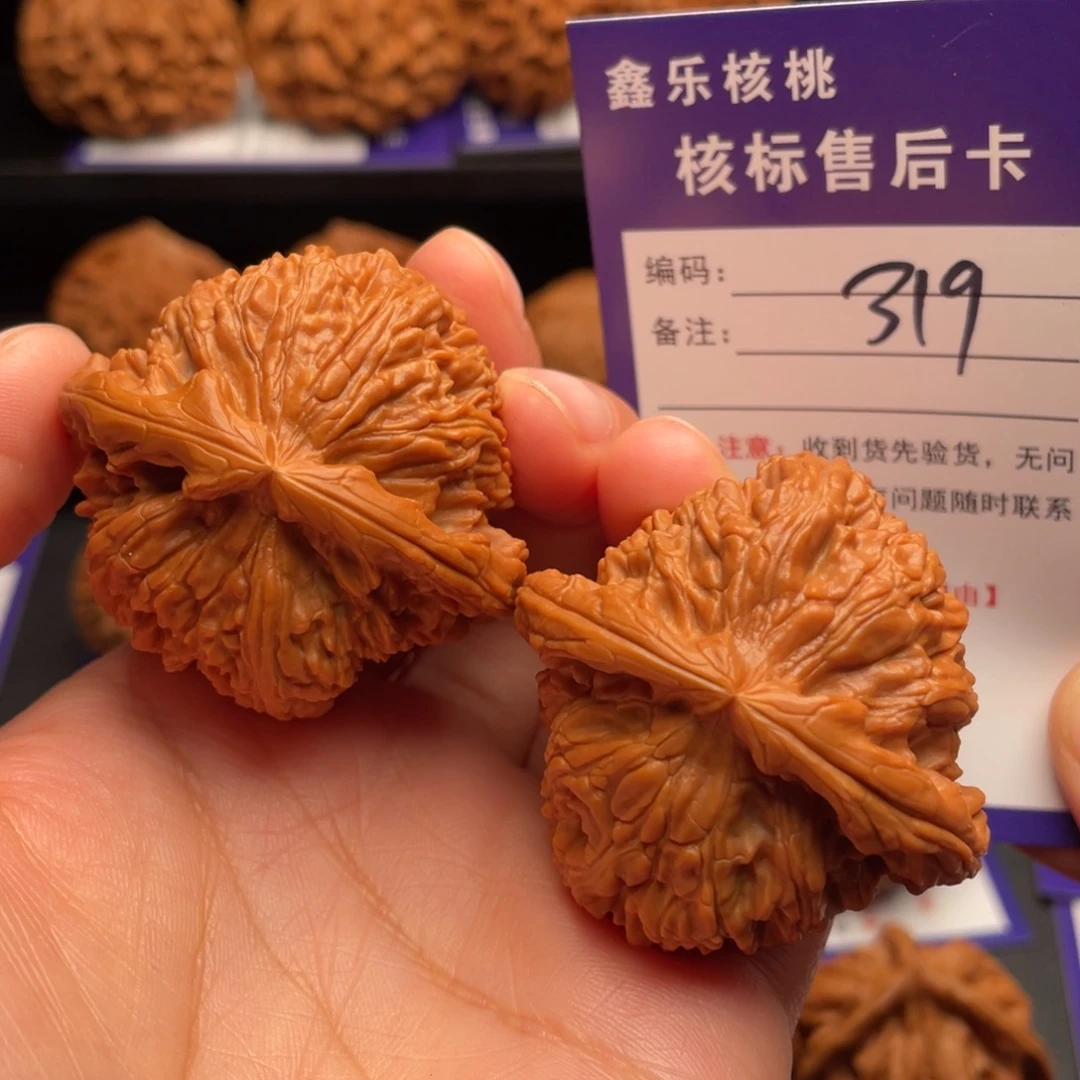 文玩核桃把件白狮子45尺