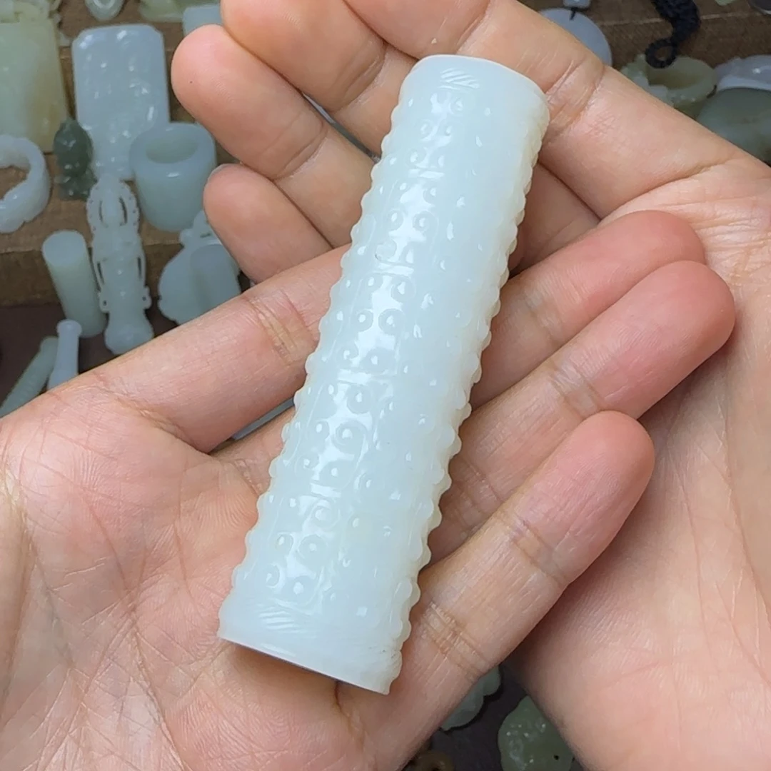 和田玉挂件未镶嵌广***0