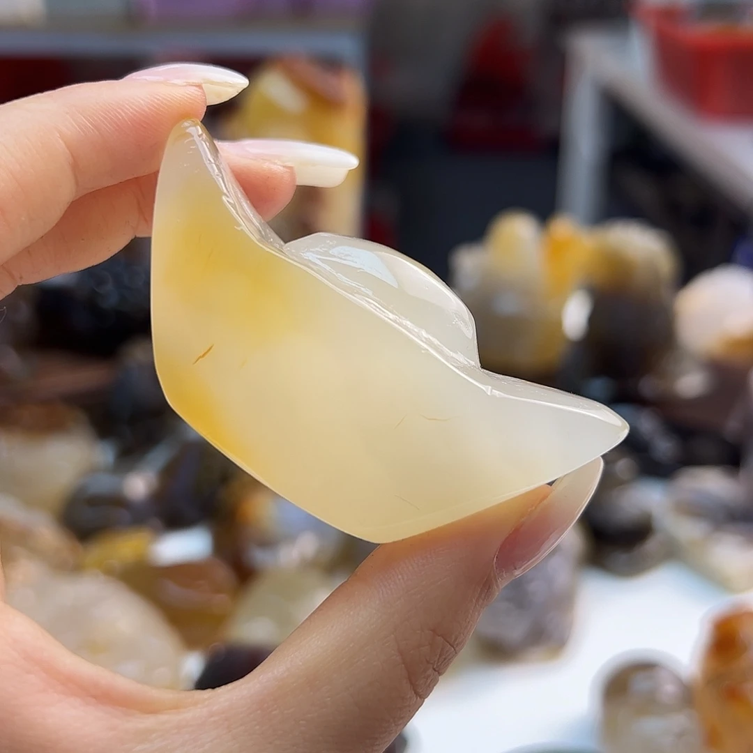 玛瑙/玉髓未镶嵌吊坠(不含链)