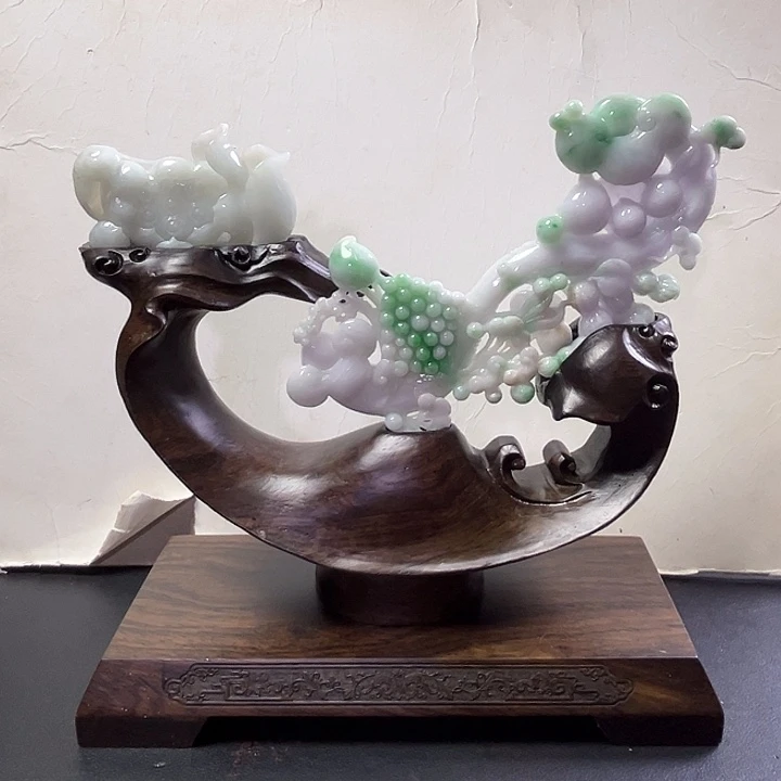 翡翠摆件未镶嵌翡翠