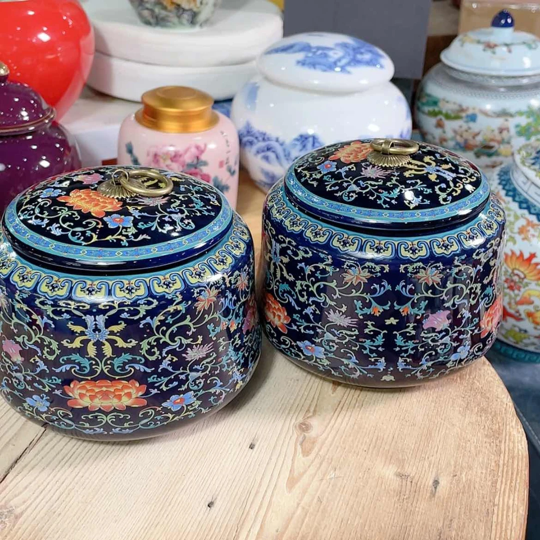 【闪购商品】罐陶瓷茶叶罐密封罐