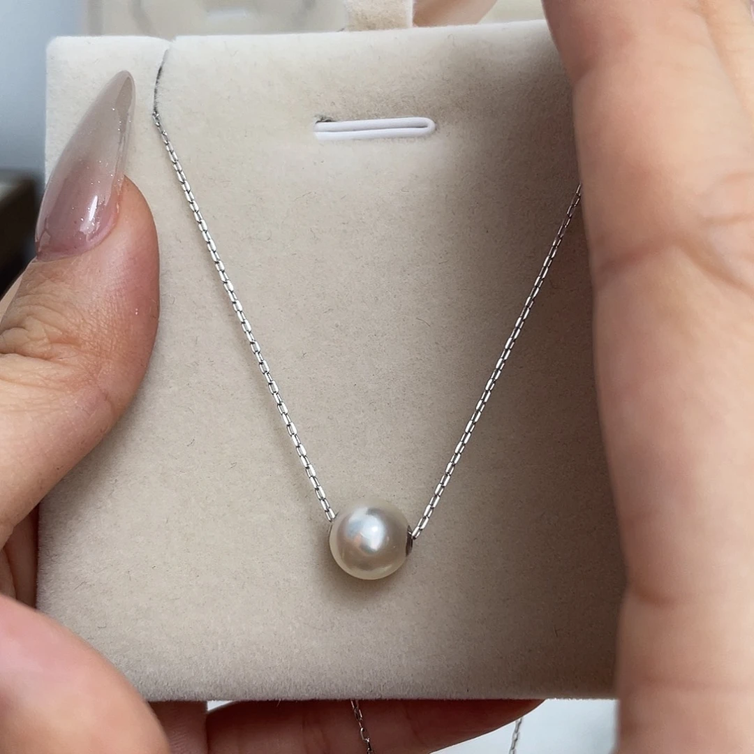 海水珍珠18K金镶嵌颈饰